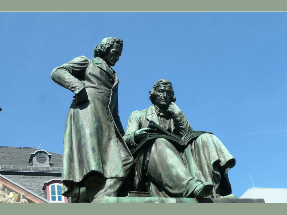 Denkmal Brüder Grimm, Marktplatz Hanau Denkmal Brüder Grimm, Marktplatz Hanau