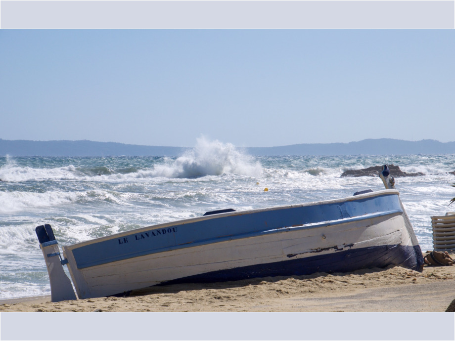 Tosender Sturm und wildes Meer