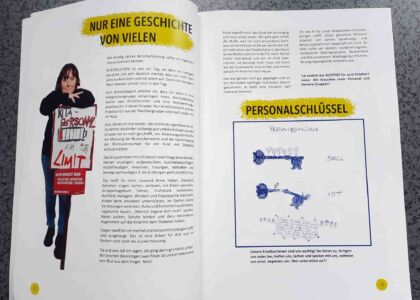 SOS-Kita - Blick in Broschüre