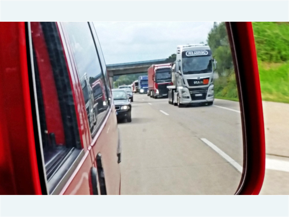 Auf der Autobahn