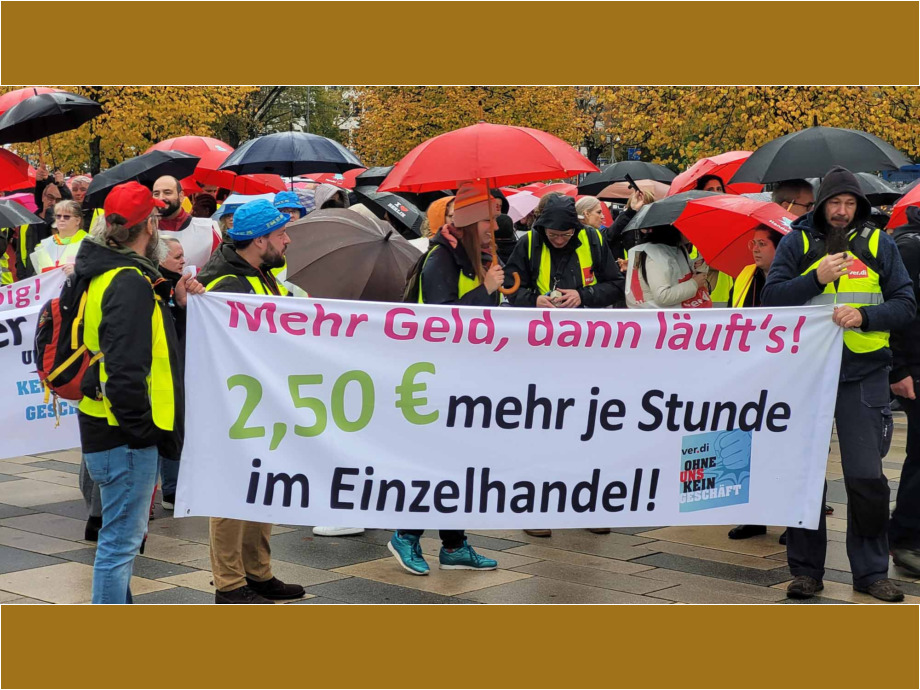 Streik- und Aktionstag im Handel am 27. Oktober 2023 Streik- und Aktionstag im Handel am 27. Oktober 2023