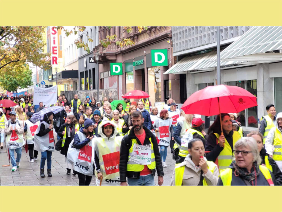 Streik- und Aktionstag im Handel am 27. Oktober 2023 Streik- und Aktionstag im Handel am 27. Oktober 2023
