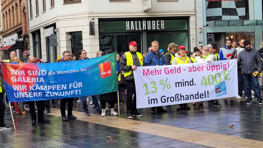 Streik- und Aktionstag im Handel am 27. Oktober 2023