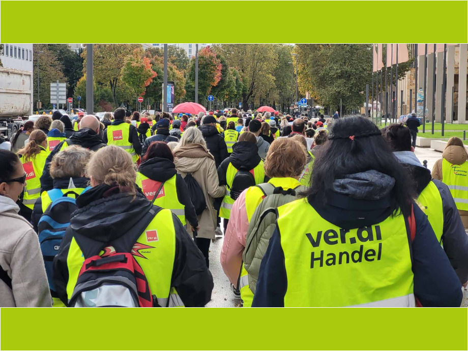 Streik- und Aktionstag im Handel am 27. Oktober 2023 Streik- und Aktionstag im Handel am 27. Oktober 2023