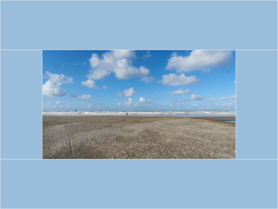 Einsam am Strand