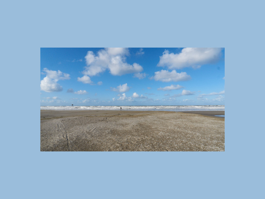Einsam am Strand