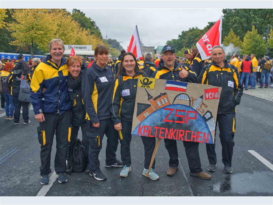 Gute Stimmung bei der Betriebsgruppe ZSP Kaltenkirchen