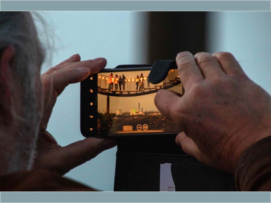 Smartphone-Foto der Achterbahn Smartphone-Foto der Achterbahn