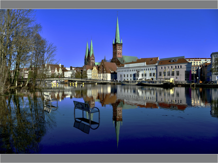Hochwasser an der Trave Hochwasser an der Trave