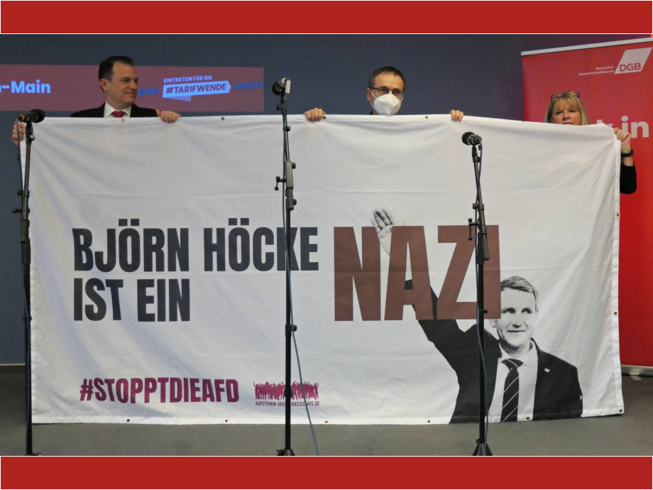 Vereint im Kampf gegen Rechtsextremismus Vereint im Kampf gegen Rechtsextremismus