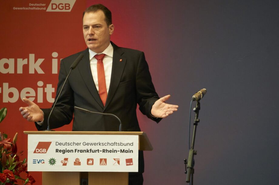 Philipp Jacks, Regionsgeschäftsführer DGB Frankfurt Rhein Main Philipp Jacks, Regionsgeschäftsführer DGB Frankfurt Rhein Main