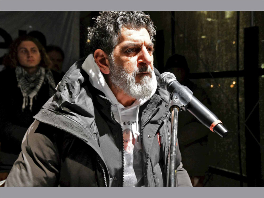 Çetin Gültekin von der Initiative 19. Februar