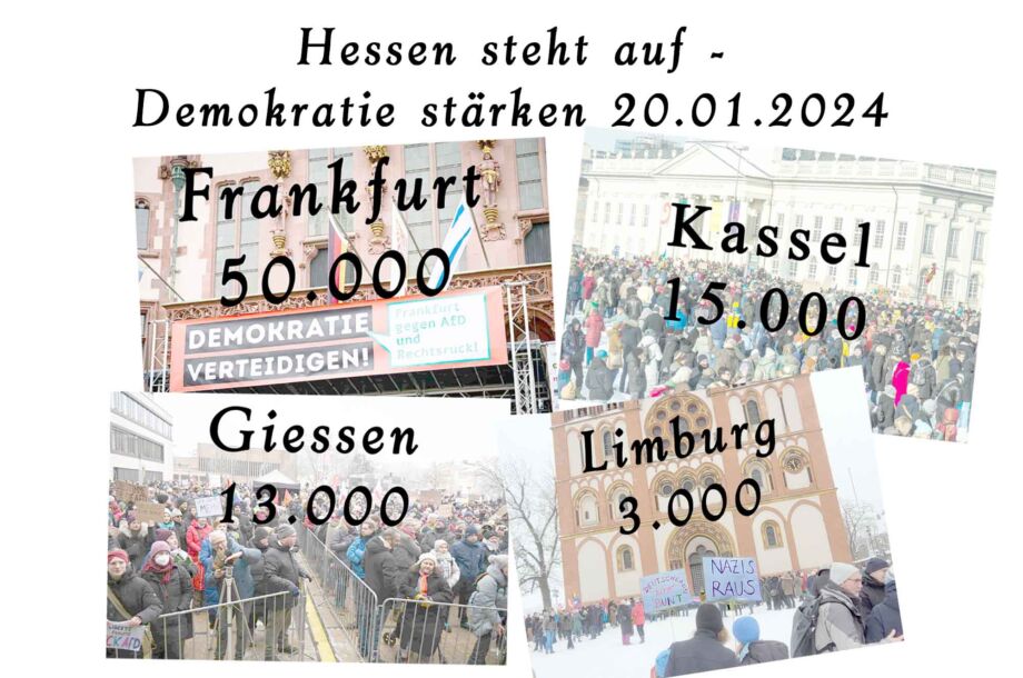 Kundgebung "Demokratie stärken" am 20.01.2024 Kundgebung "Demokratie stärken" am 20.01.2024