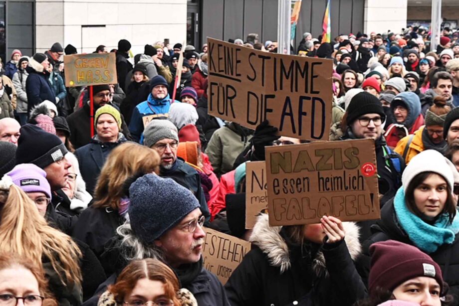 Demokratie stärken, Kundgebung, 20.01.2024, Giessen Demokratie stärken, Kundgebung, 20.01.2024, Giessen