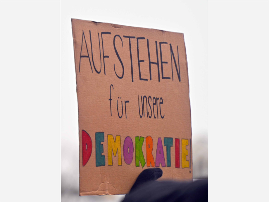 Demokratie stärken, Kundgebung, 20.01.2024, Giessen