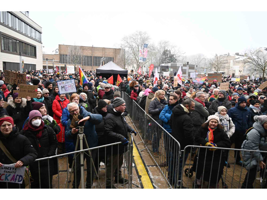 Demokratie stärken, Kundgebung, 20.01.2024, Giessen