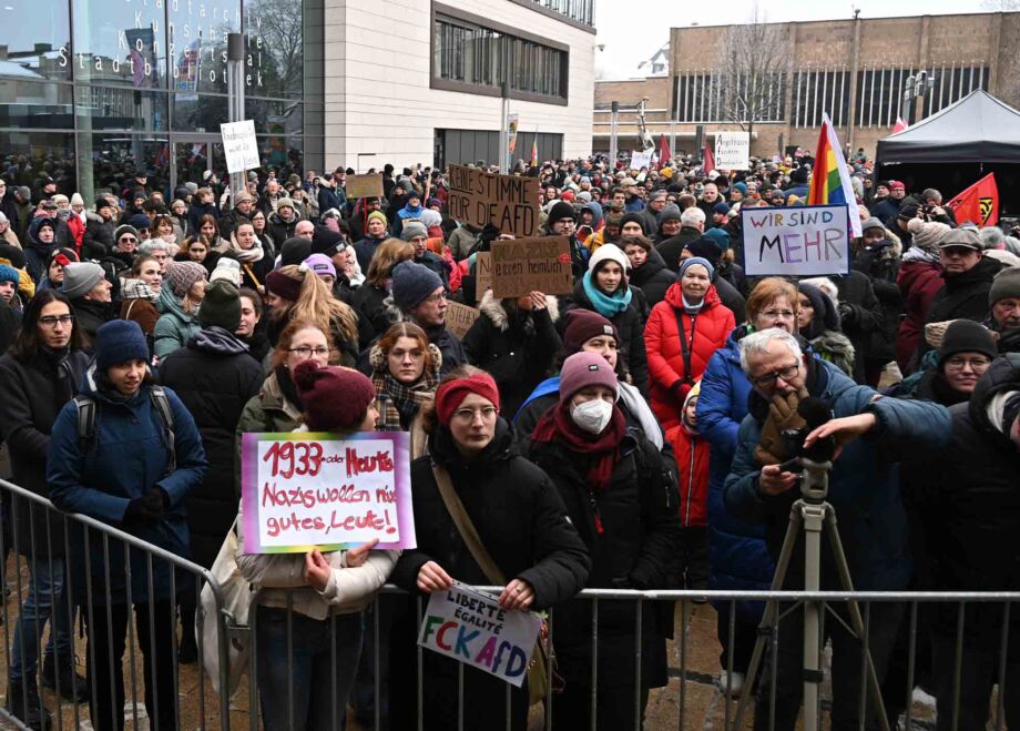 Demokratie stärken, Kundgebung, 20.01.2024, Giessen Demokratie stärken, Kundgebung, 20.01.2024, Giessen