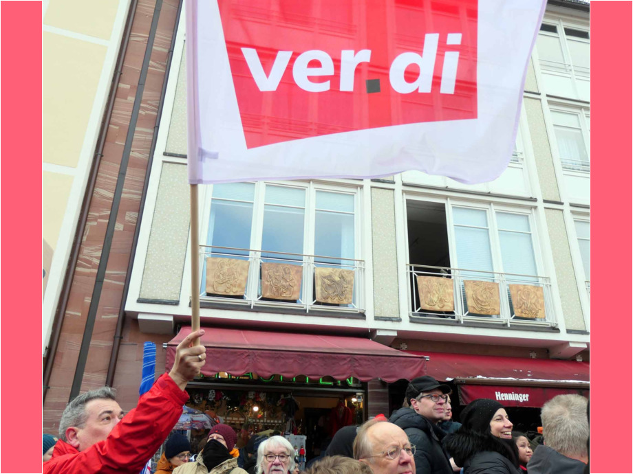 Kundgebung "Demokratie stärken" am 20.01.2024 in Frankfurt am Main