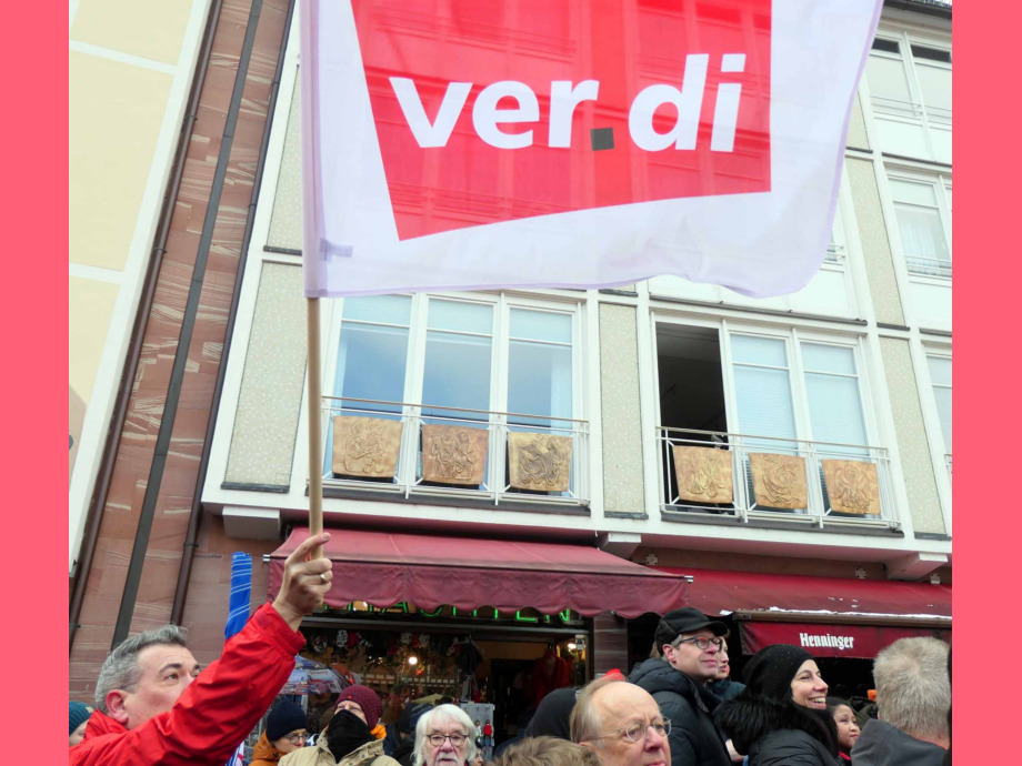 Kundgebung "Demokratie stärken" am 20.01.2024 in Frankfurt am Main