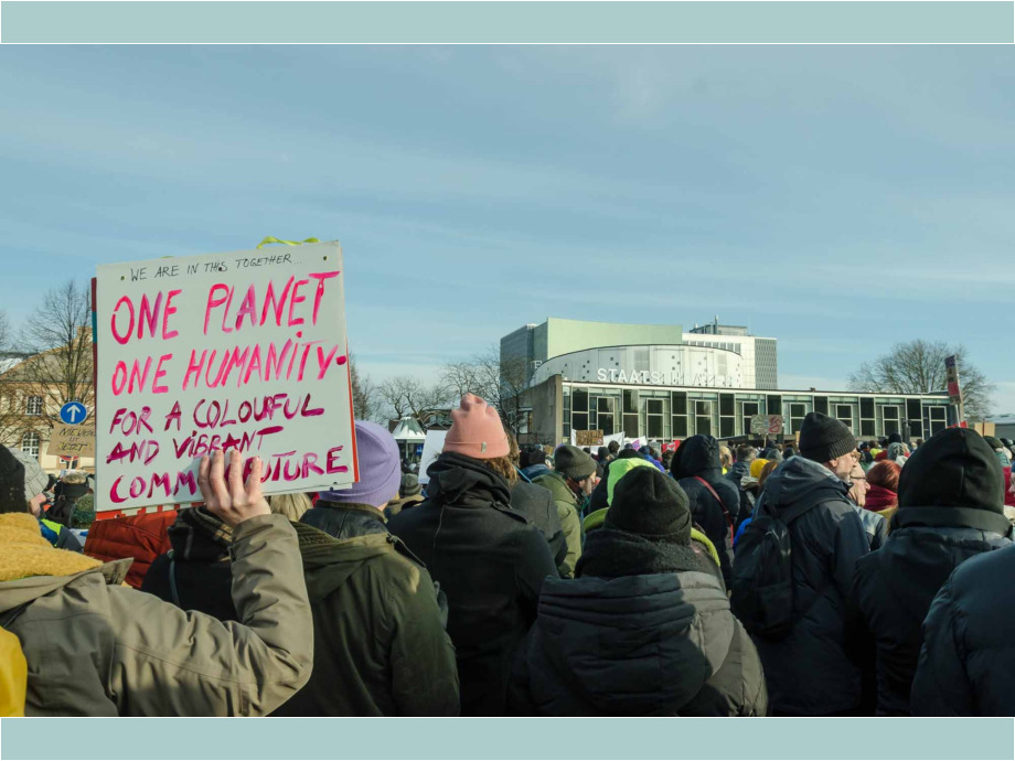 Kundgebung "Demokratie stärken" am 20. Januar 2024 in Kassel