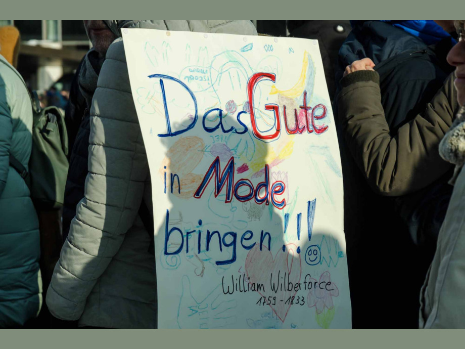 Kundgebung "Demokratie stärken" am 20. Januar 2024 in Kassel