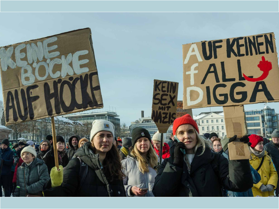 Kundgebung "Demokratie stärken" am 20. Januar 2024 in Kassel