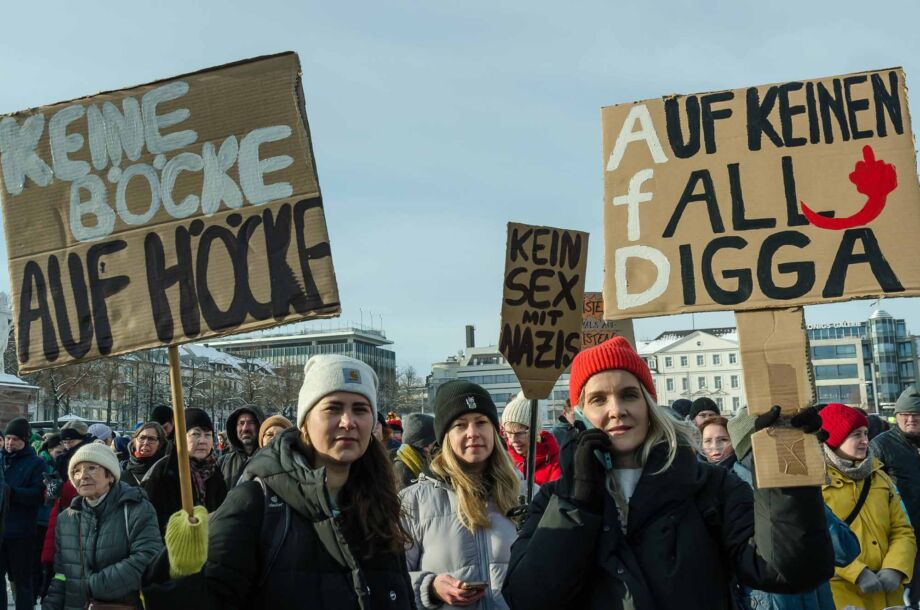 Kundgebung "Demokratie stärlen" am 20. Januar 2024 in Kassel Kundgebung "Demokratie stärken" am 20. Januar 2024 in Kassel