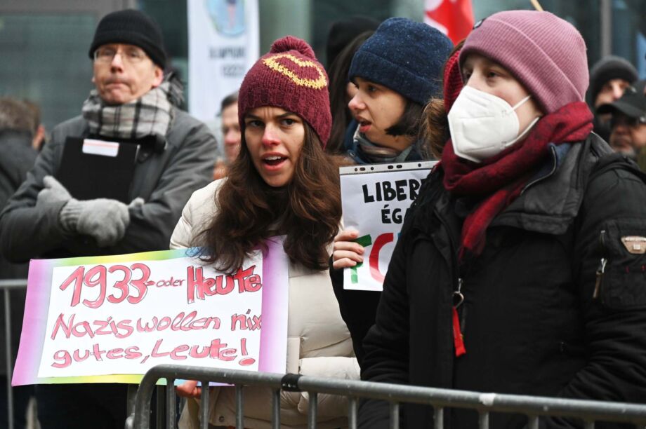 Demokratie stärken, Kundgebung, 20.01.2024, Giessen Demokratie stärken, Kundgebung, 20.01.2024, Giessen