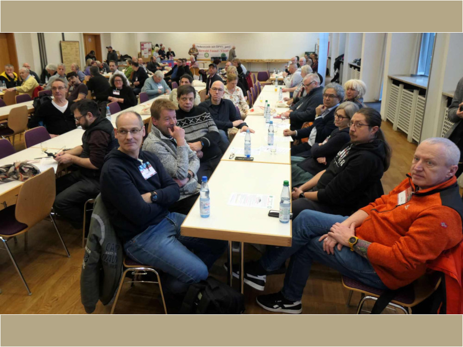 Der Saal war voll Der Saal war voll
