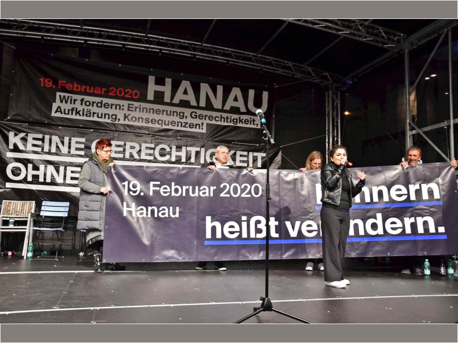 Kundgebung auf dem Marktplatz