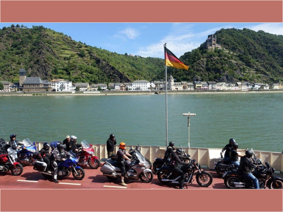 Motorradtour am Rhein