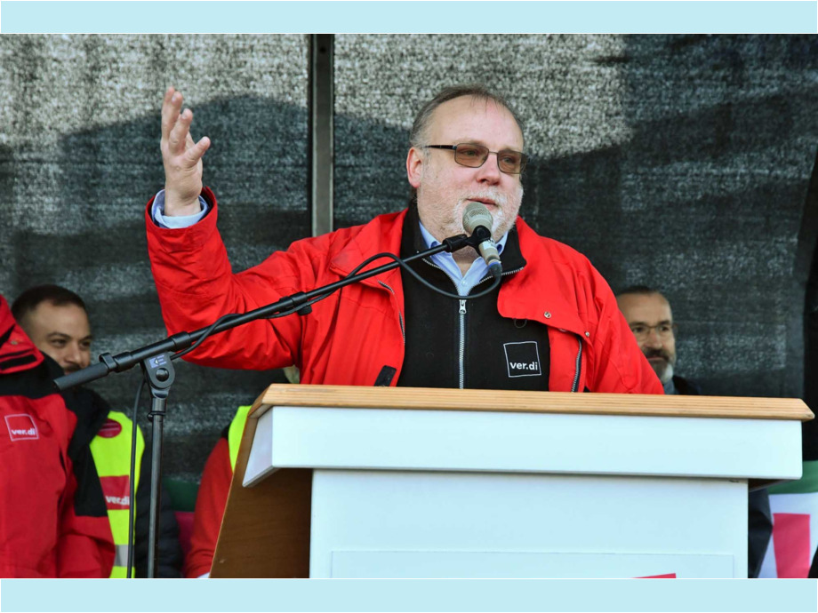 Warnstreik der Luftsicherheitskräfte am 1. Februar 2024 am Flughafen Frankfurt