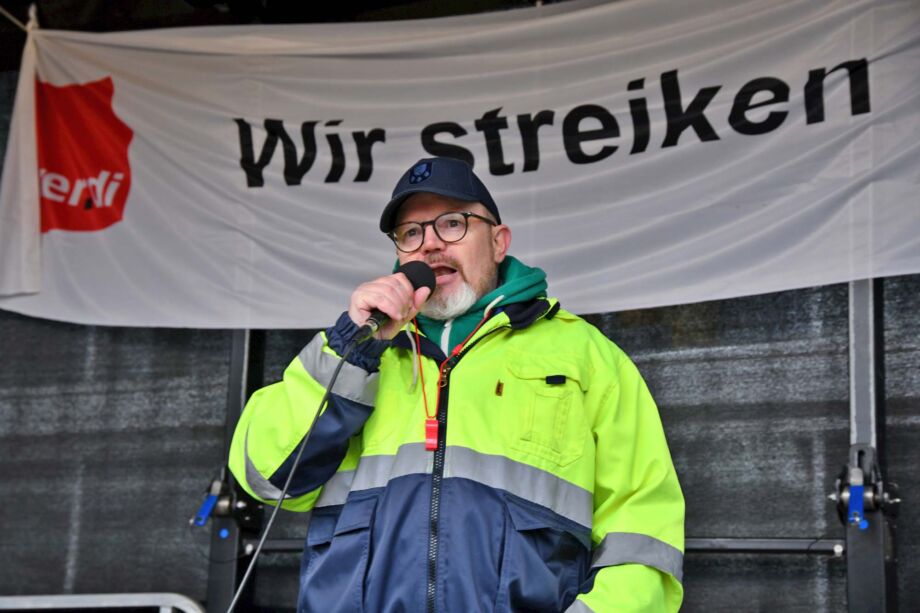 Warnstreik des Lufthansa Bodenpersonals am Flughafen Frankfurt am 20.02.2024 Warnstreik des Lufthansa Bodenpersonals am Flughafen Frankfurt am 20.02.2024