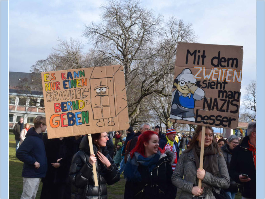 Mainz, 3. Februar 2024, Kundgebung gegen Rechtsextremismus und für die Stärkung der Demokratie Mainz, 3. Februar 2024, Kundgebung gegen Rechtsextremismus und für die Stärkung der Demokratie