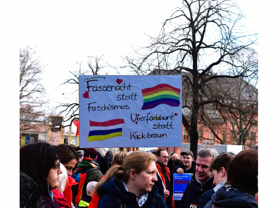 Mainz, 3. Februar 2024, Kundgebung gegen Rechtsextremismus und für die Stärkung der Demokratie Mainz, 3. Februar 2024, Kundgebung gegen Rechtsextremismus und für die Stärkung der Demokratie