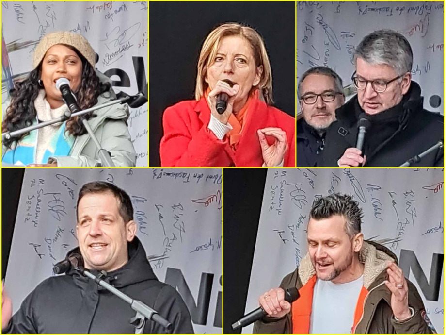 Mainz, 3. Februar 2024, Kundgebung gegen Rechtsextremismus und für die Stärkung der Demokratie Mainz, 3. Februar 2024, Kundgebung gegen Rechtsextremismus und für die Stärkung der Demokratie