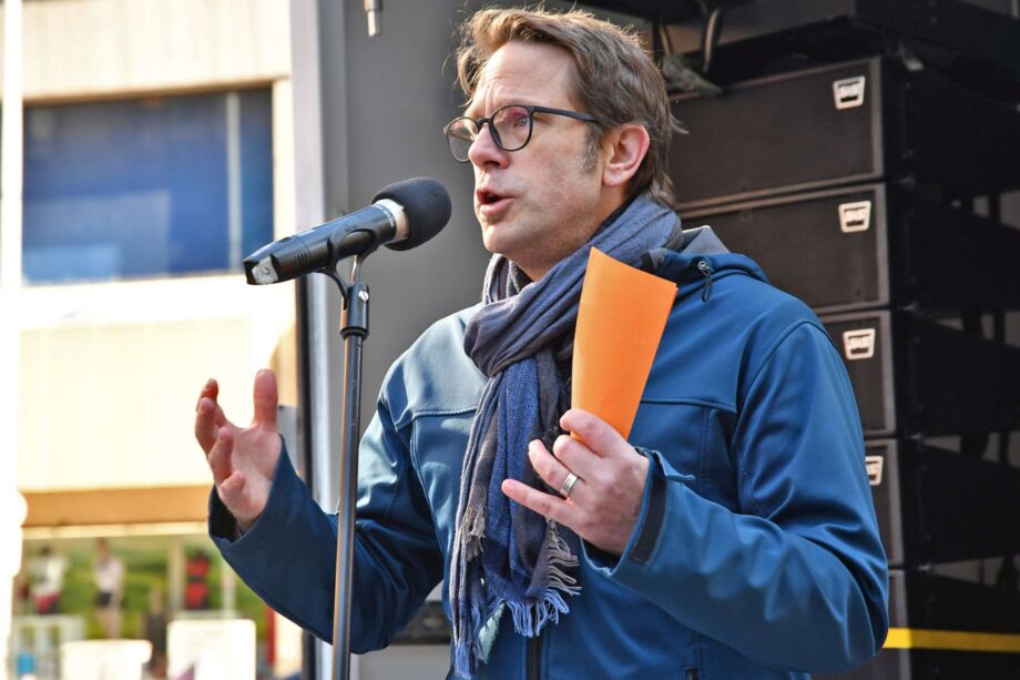 Michael Rudolph, Vorsitzender DGB Hessen-Thüringen Michael Rudolph, Vorsitzender DGB Hessen-Thüringen