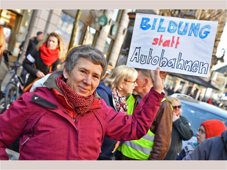 Demoauftakt am Hauptbahnhof