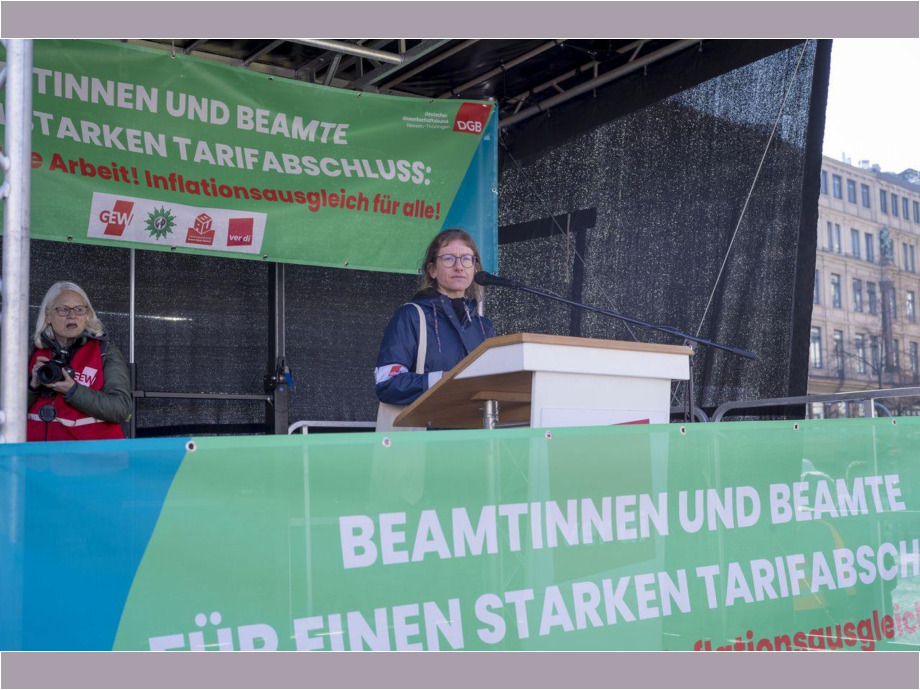 Abschlusskundgebung am Rossmarkt