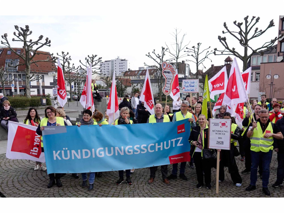 Regionale Betriebsversammlung der Postbank am 14. März 2024 in Oberursel
