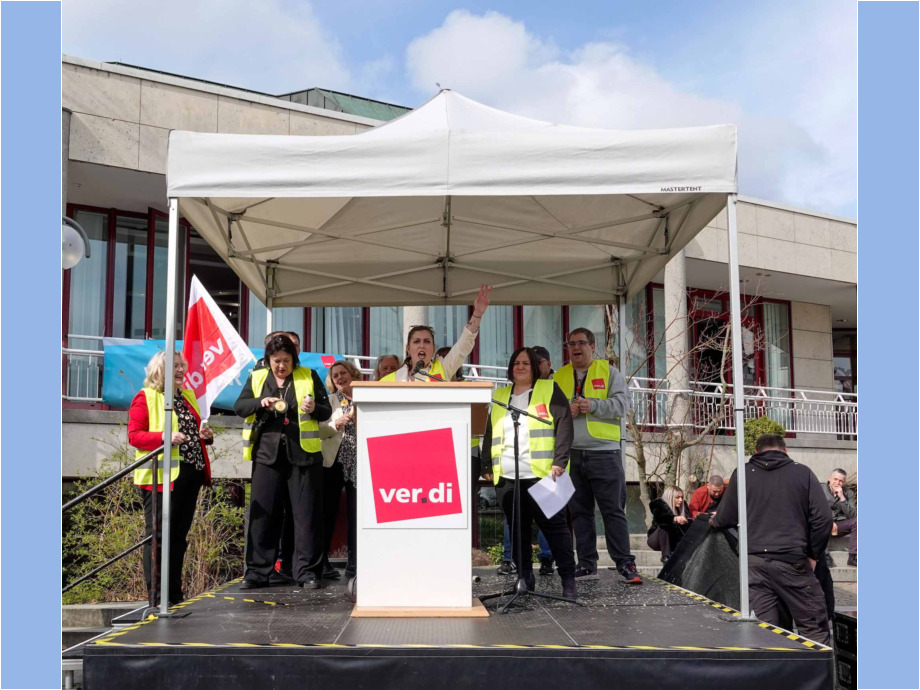 Regionale Betriebsversammlung der Postbank am 14. März 2024 in Oberursel