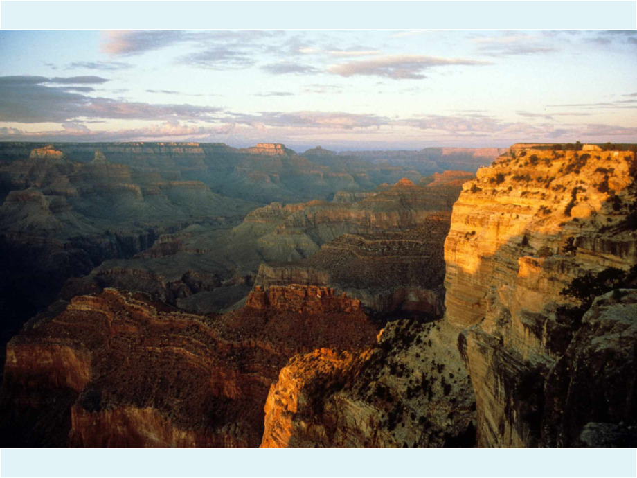 Abendlicht am Grand Canyon