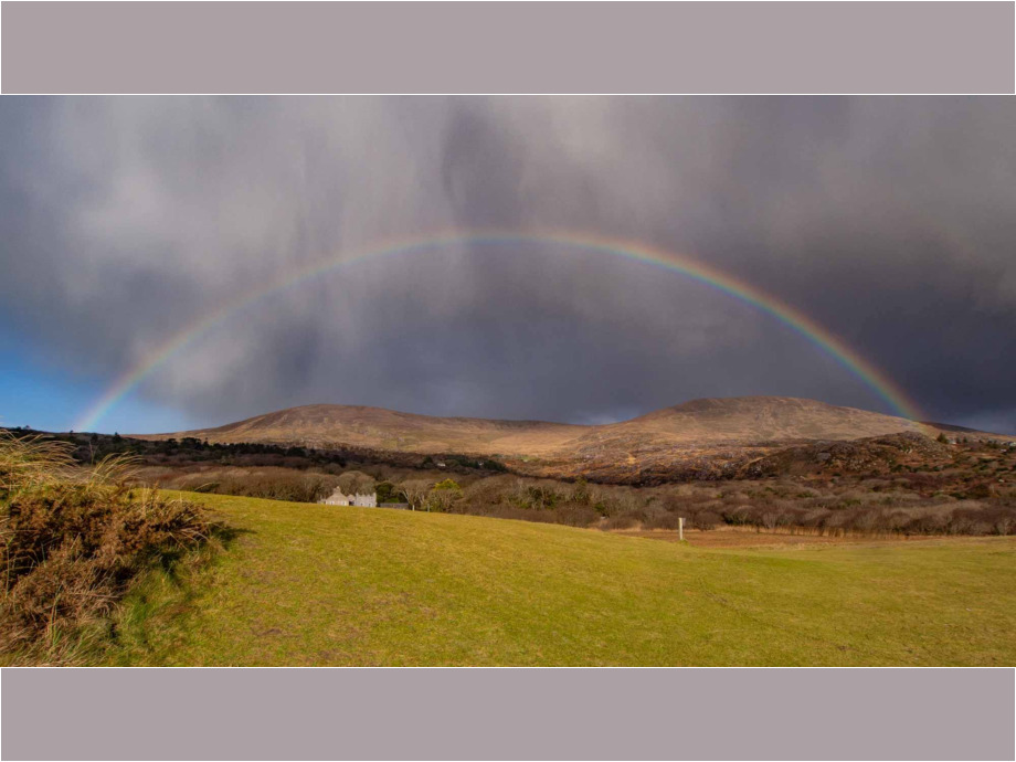 Regenbogenlandschaft