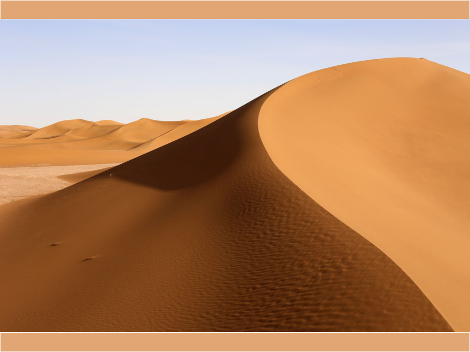 Dünenlandschaft in der Sahara