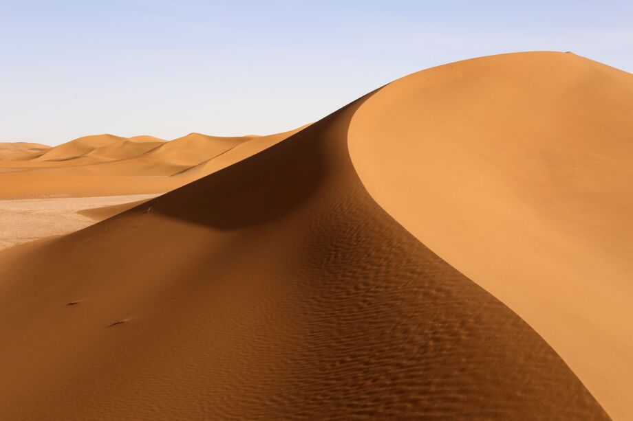 Dünenlandschaft in der Sahara