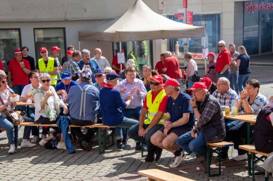 Maikundgebung in Bad Hersfeld Maikundgebung in Bad Hersfeld