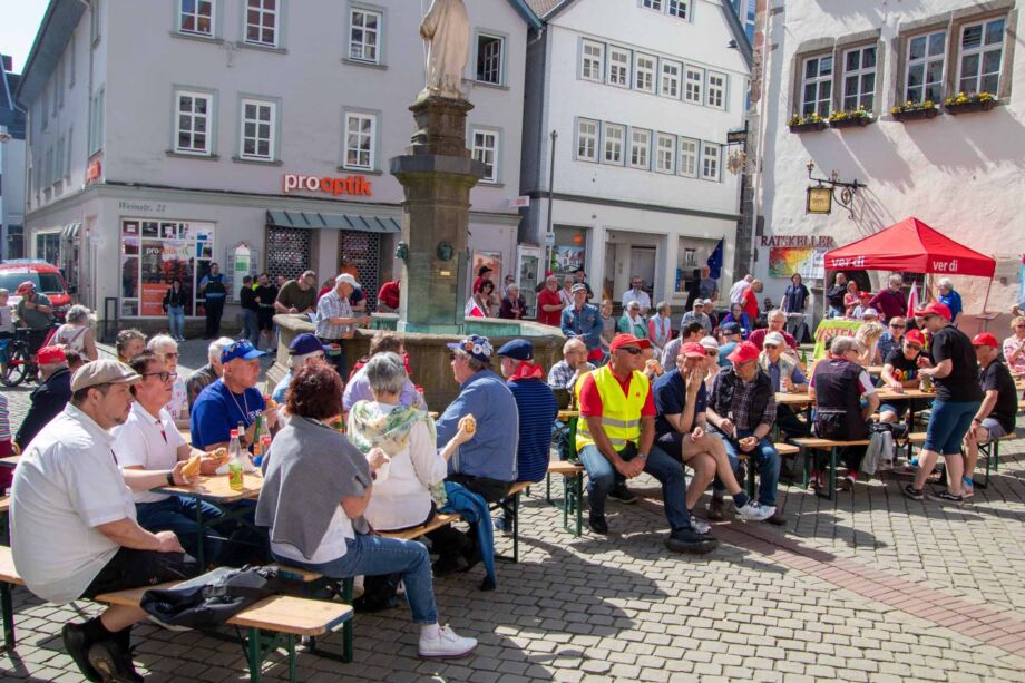 Maikundgebung in Bad Hersfeld Maikundgebung in Bad Hersfeld