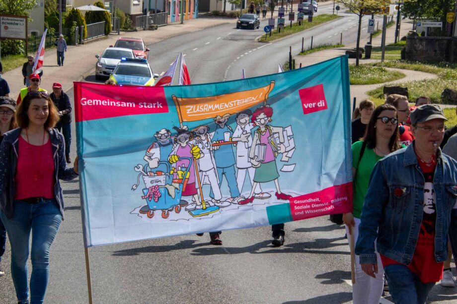 Maikundgebung in Bad Hersfeld Maikundgebung in Bad Hersfeld