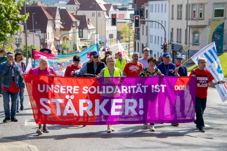 Maikundgebung in Bad Hersfeld Maikundgebung in Bad Hersfeld