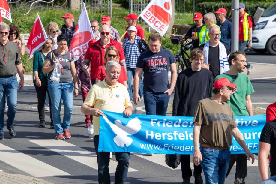 Maikundgebung in Bad Hersfeld Maikundgebung in Bad Hersfeld
